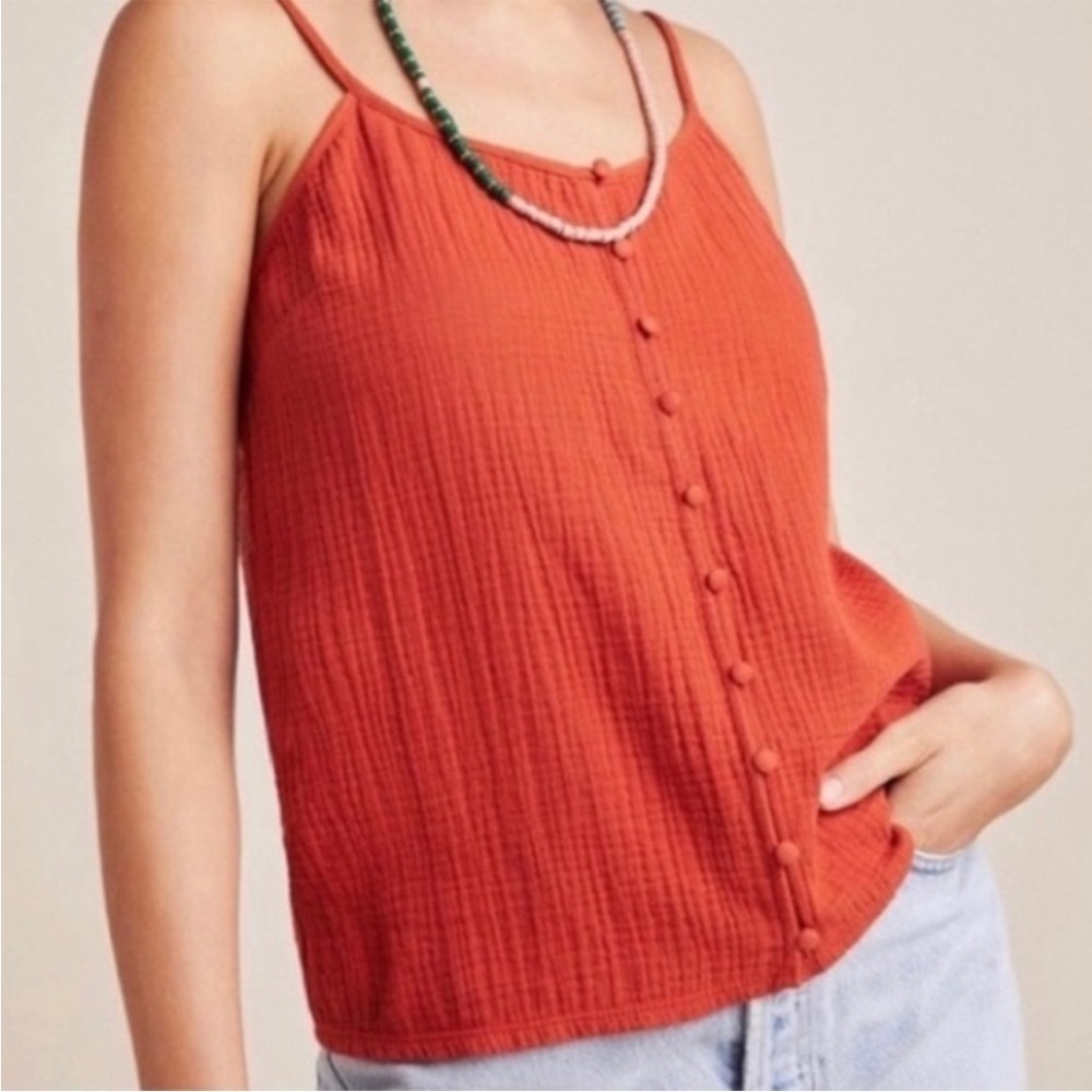 Anthropologie / Dolan Left Coast Collection Cotton Textured Tank